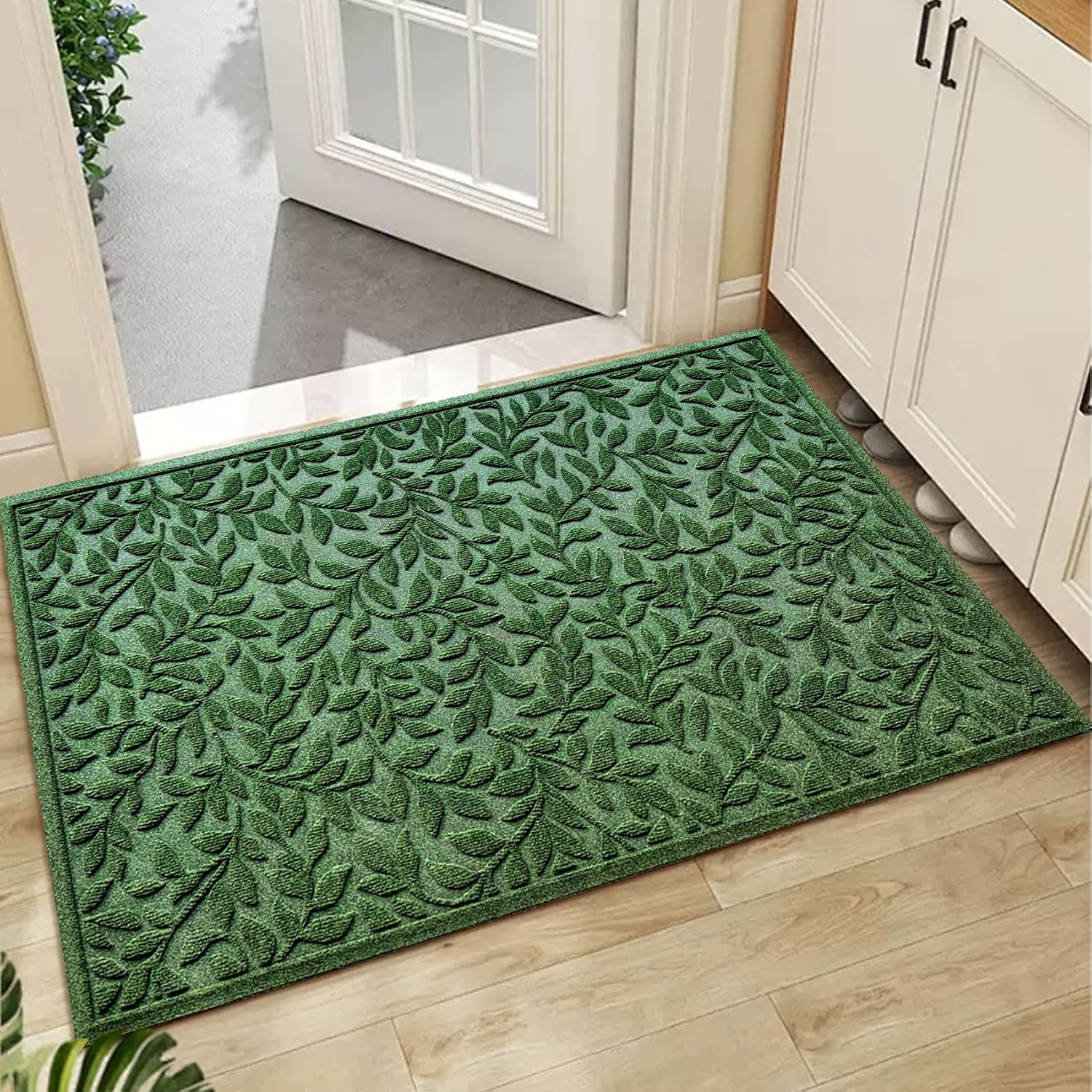 Bulijojo Sturdy Front Entrance Doormats,Durable Heavy Duty Welcome Mat
