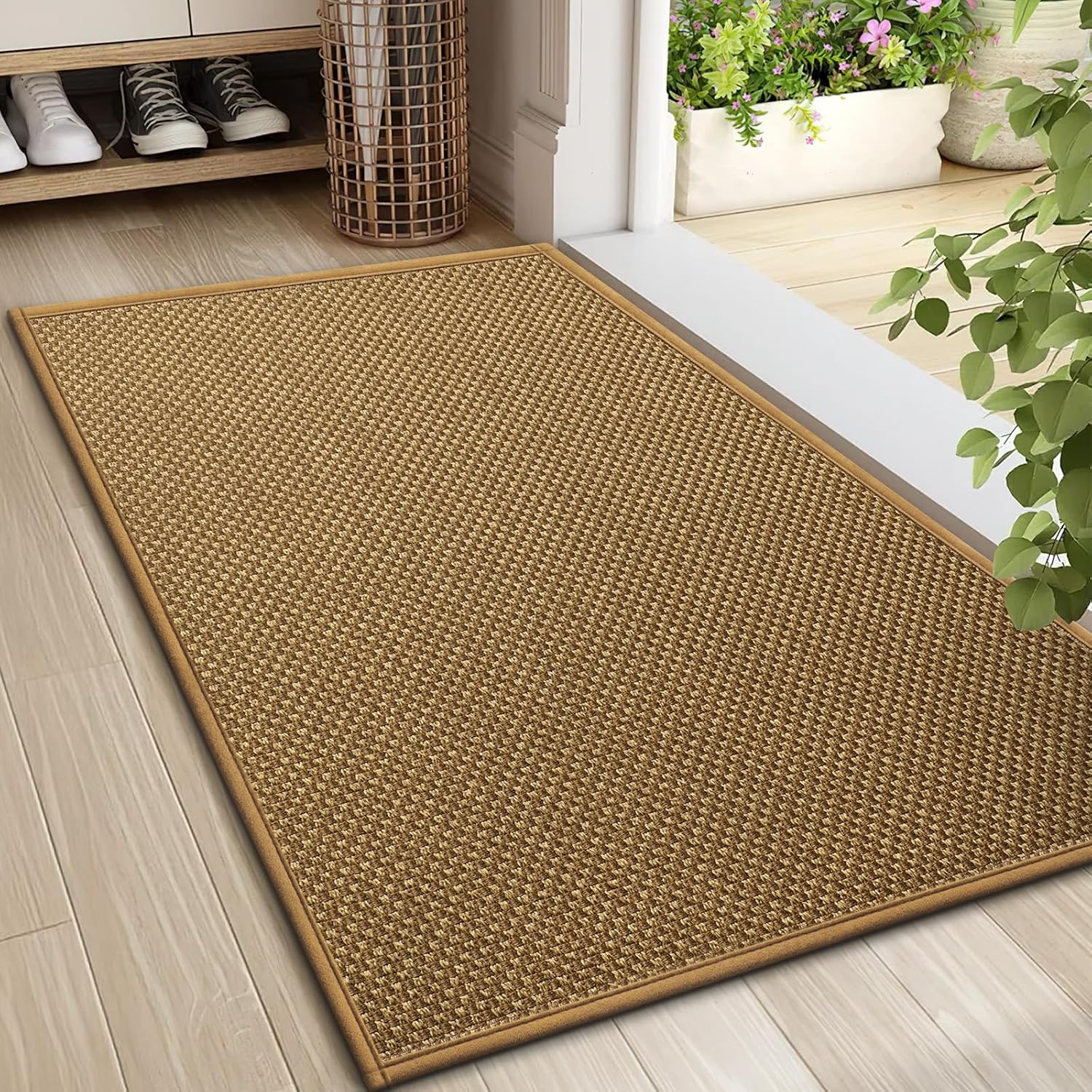 LEKEEPGO Door Mat 24"x36", Non Slip Door Mat Indoor Entrance